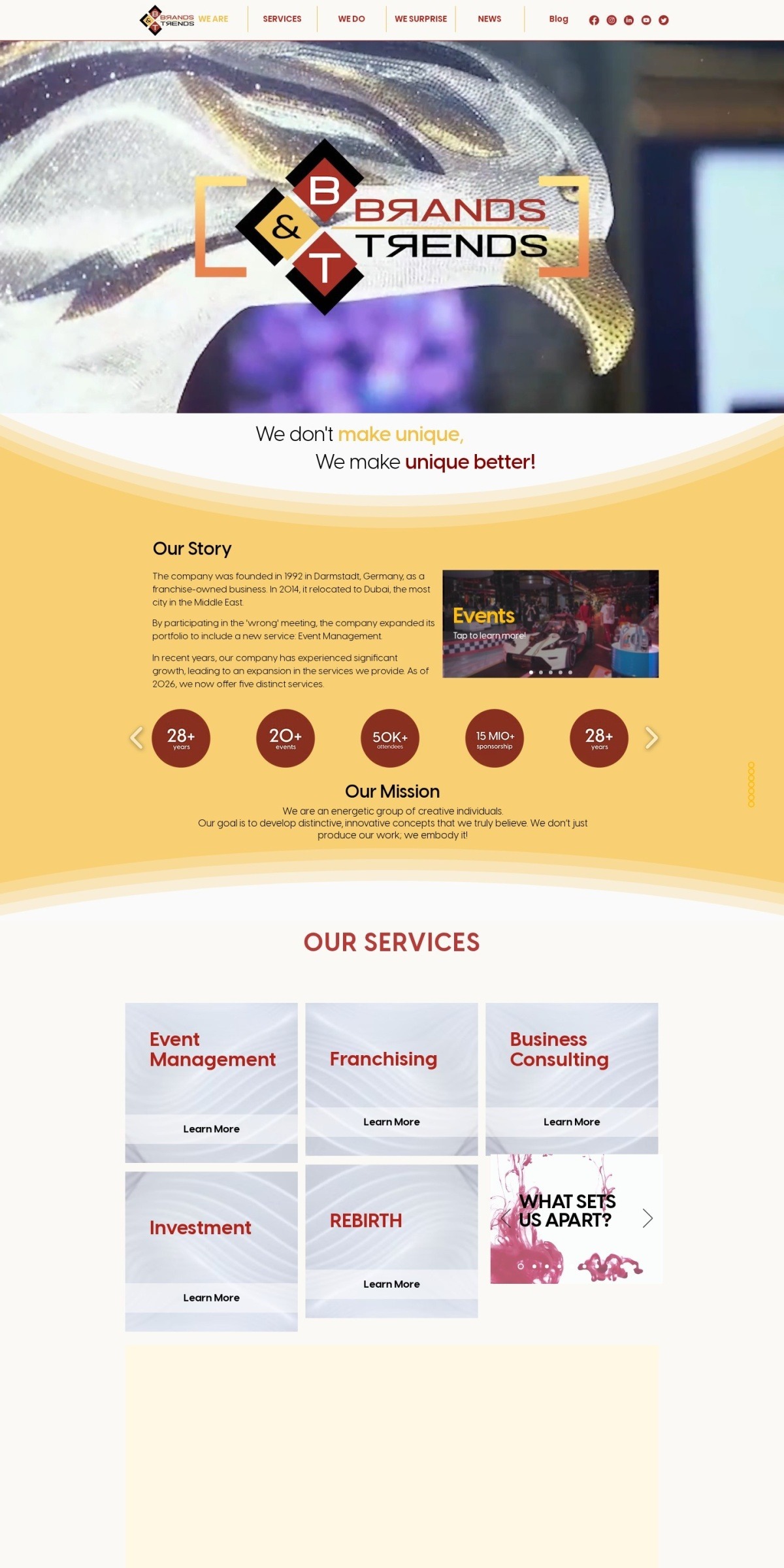 Kido Caractere (Brands Trends) website screenshot
