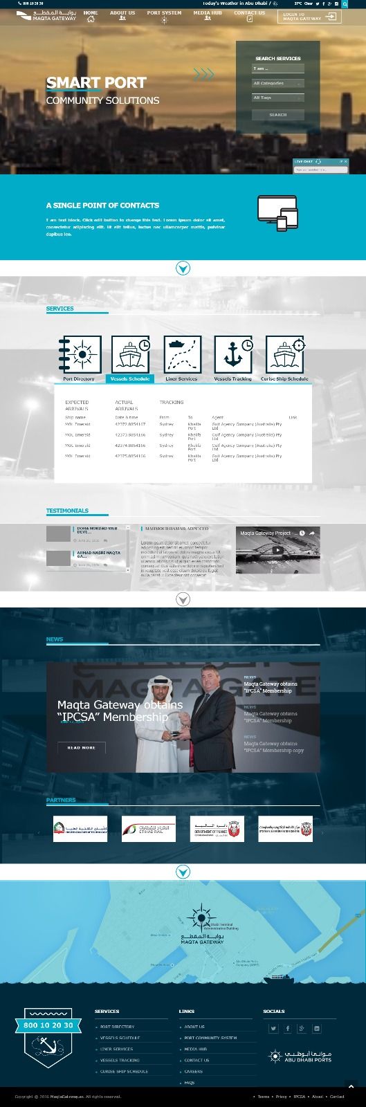 Maqta Gateway website screenshot