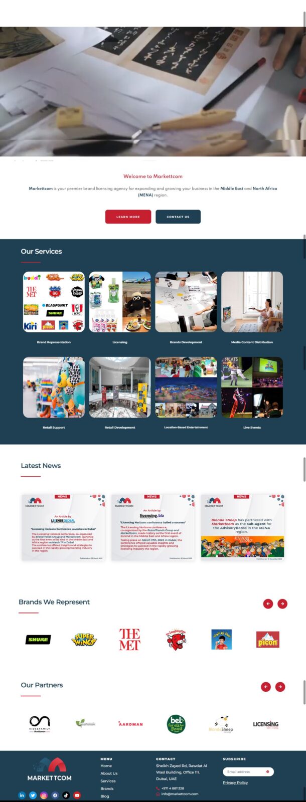 Markettcom website screenshot