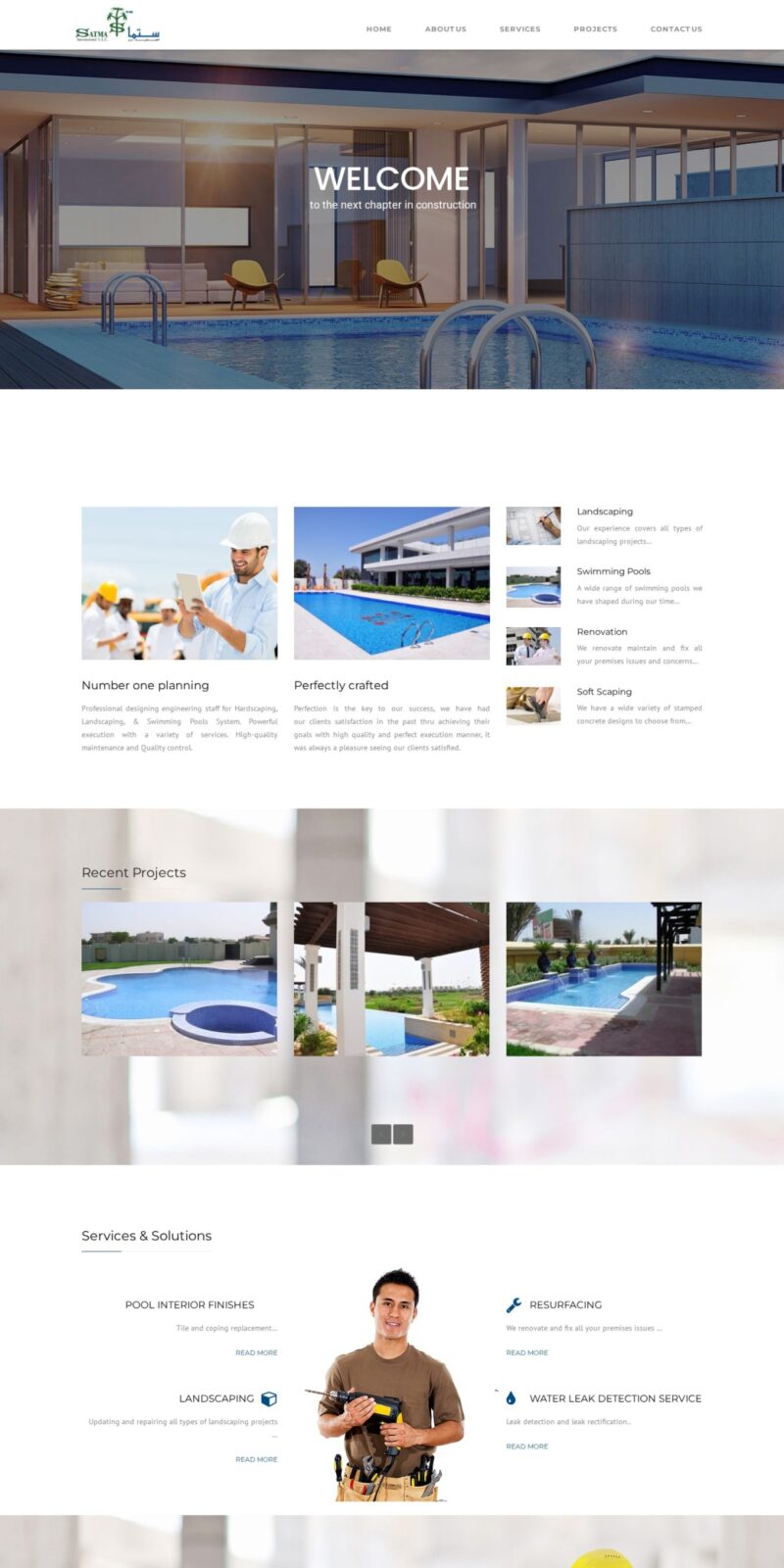 SATMA International website screenshot